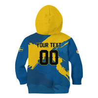 Custom Football 2026 Sweden Kid Hoodie Sverige Blagult Tillsammans