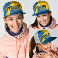 Football 2026 Sweden Mesh Trucker Cap Sverige Blagult Tillsammans