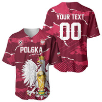 Custom Football 2026 Poland Baseball Jersey Go Polska Eagles