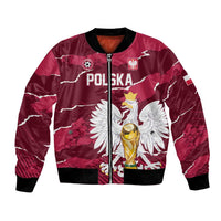 Custom Football 2026 Poland Bomber Jacket Go Polska Eagles