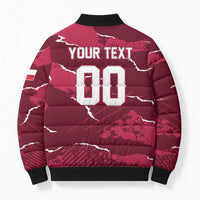 Custom Football 2026 Poland Bomber Puffer Jacket Go Polska Eagles