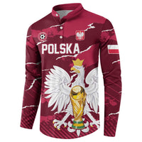 Custom Football 2026 Poland Button Sweatshirt Go Polska Eagles