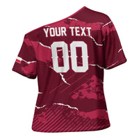 Custom Football 2026 Poland Cross Shoulder Shirt Go Polska Eagles