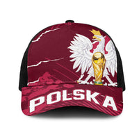 Football 2026 Poland Mesh Trucker Cap Go Polska Eagles
