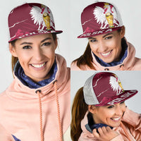 Football 2026 Poland Mesh Trucker Cap Go Polska Eagles
