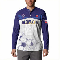 Custom Football 2026 Slovakia Button Sweatshirt Hrabri Sokoli