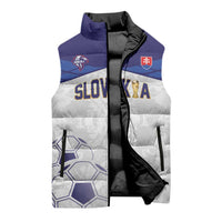 Custom Football 2026 Slovakia Sleeveless Puffer Jacket Hrabri Sokoli