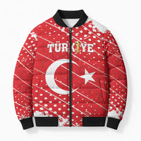 Custom Football 2026 Turkiye Bomber Puffer Jacket Turkey Ay-Yıldızlılar