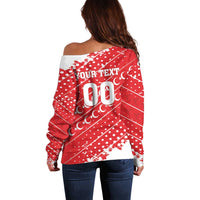 Custom Football 2026 Turkiye Off Shoulder Sweater Turkey Ay-Yıldızlılar