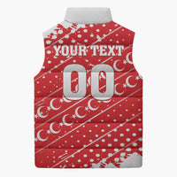 Custom Football 2026 Turkiye Sleeveless Puffer Jacket Turkey Ay-Yıldızlılar
