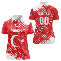 Custom Football 2026 Turkiye Women Polo Shirt Turkey Ay-Yıldızlılar