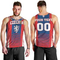 Custom Football 2026 Czechia Men Tank Top Czech Republic Proud Lions