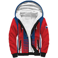 Custom Football 2026 Czechia Sherpa Hoodie Czech Republic Proud Lions