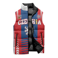 Custom Football 2026 Czechia Sleeveless Puffer Jacket Czech Republic Proud Lions
