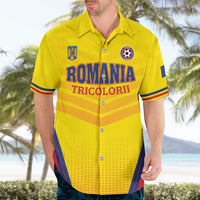 Custom Football Romania Hawaiian Shirt Hai Tricolorii