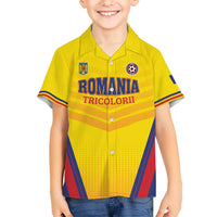 Custom Football Romania Hawaiian Shirt Hai Tricolorii