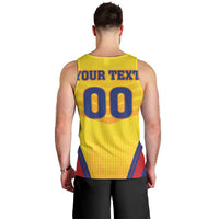 Custom Football Romania Men Tank Top Hai Tricolorii
