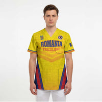 Custom Football Romania Scrub Top Hai Tricolorii