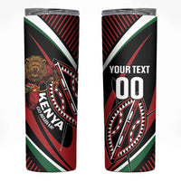 Custom Kenya Rugby Simbas Skinny Tumbler Elevate Your Game