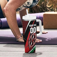 Custom Kenya Rugby Simbas Tumbler With Handle Elevate Your Game