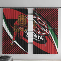 Kenya Rugby Simbas Window Curtain Elevate Your Game
