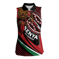 Custom Kenya Rugby Simbas Women Sleeveless Polo Shirt Elevate Your Game