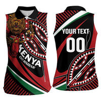 Custom Kenya Rugby Simbas Women Sleeveless Polo Shirt Elevate Your Game