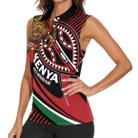 Custom Kenya Rugby Simbas Women Sleeveless Polo Shirt Elevate Your Game
