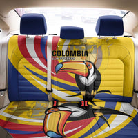 Colombia Rugby Back Car Seat Cover Los Tucanes Go Champions