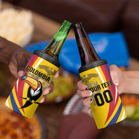 Custom Colombia Rugby 4 in 1 Can Cooler Tumbler Los Tucanes Go Champions