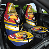 Colombia Rugby Car Seat Cover Los Tucanes Go Champions