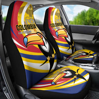 Colombia Rugby Car Seat Cover Los Tucanes Go Champions