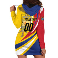 Custom Colombia Rugby Hoodie Dress Los Tucanes Go Champions