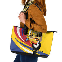 Colombia Rugby Leather Tote Bag Los Tucanes Go Champions