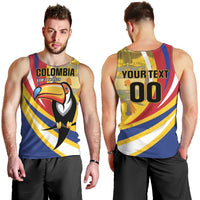 Custom Colombia Rugby Men Tank Top Los Tucanes Go Champions