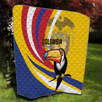 Colombia Rugby Quilt Los Tucanes Go Champions