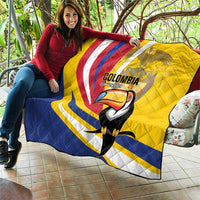 Colombia Rugby Quilt Los Tucanes Go Champions