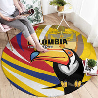 Colombia Rugby Round Carpet Los Tucanes Go Champions