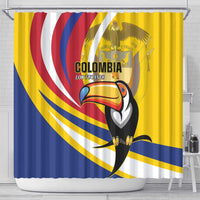 Colombia Rugby Shower Curtain Los Tucanes Go Champions