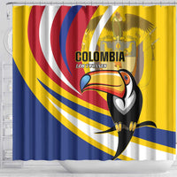 Colombia Rugby Shower Curtain Los Tucanes Go Champions
