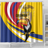 Colombia Rugby Shower Curtain Los Tucanes Go Champions