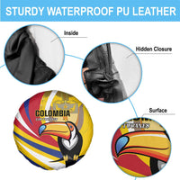 Colombia Rugby Spare Tire Cover Los Tucanes Go Champions