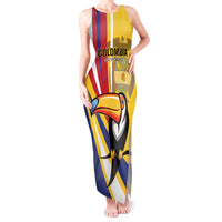 Custom Colombia Rugby Tank Maxi Dress Los Tucanes Go Champions