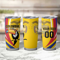 Custom Colombia Rugby Tumbler Cup Los Tucanes Go Champions