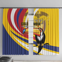 Colombia Rugby Window Curtain Los Tucanes Go Champions