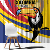 Colombia Rugby Window Curtain Los Tucanes Go Champions
