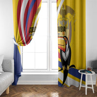 Colombia Rugby Window Curtain Los Tucanes Go Champions