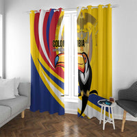 Colombia Rugby Window Curtain Los Tucanes Go Champions