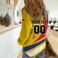 Custom Colombia Rugby Women Casual Shirt Los Tucanes Go Champions