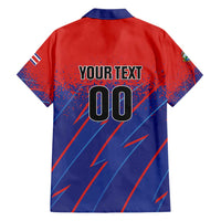 Custom Costa Rica Rugby Hawaiian Shirt Ticos Go Champions